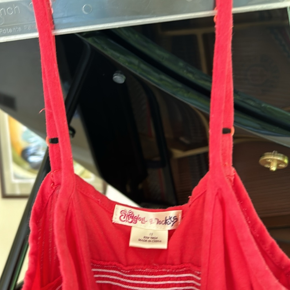 🌿Rag-doll & Rockets maxi tank dress size 12, orange red tones🌿 - Picture 5 of 5